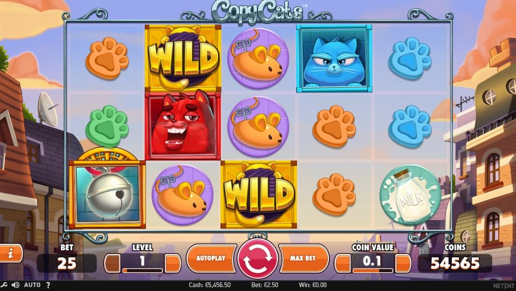 Игровой автомат «Copy Cats» (Коты) в казино Чемпион