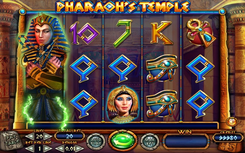 Игровой автомат «Pharaoh’s Temple» в казино Вулкан Stars